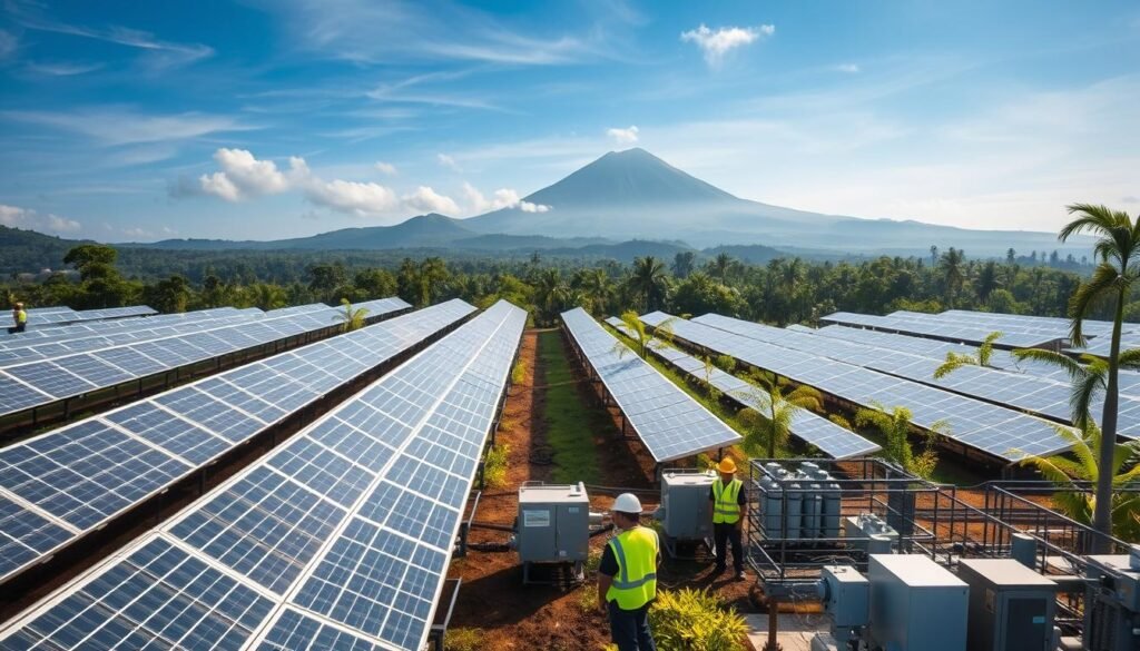 PLN Uji Coba Pembangkit Listrik Tenaga Surya di Bali